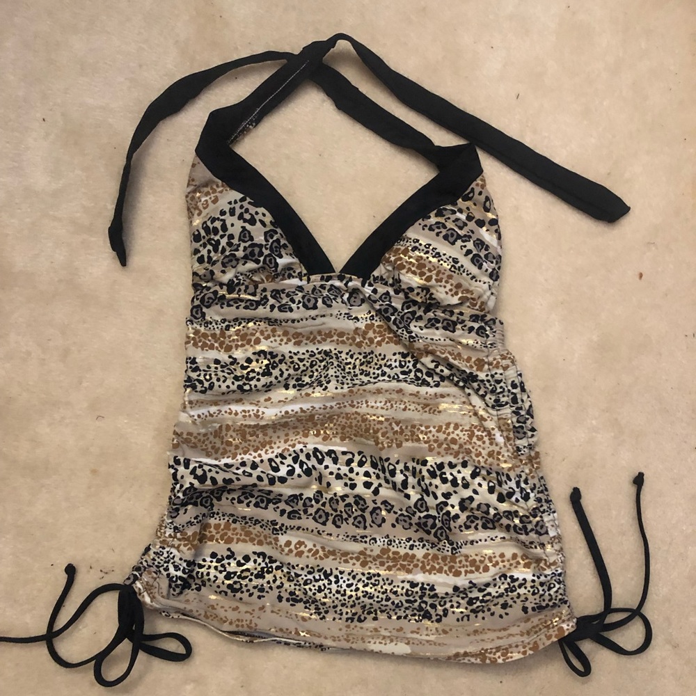 Venus womens size 6 tankini swim top